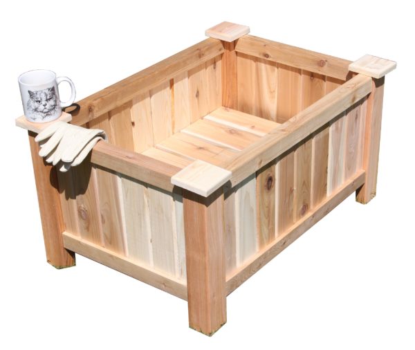Rectangular Cedar Planter