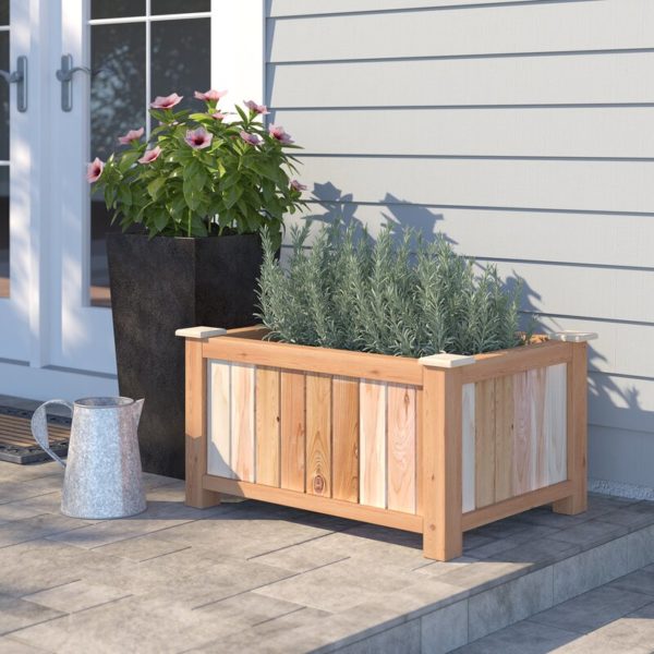 Rectangular Cedar Planter - Image 3